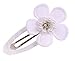 La Bortini Haarspangen Haarclips Baby & Kinder Taufe Weiß Blume 1 Stück
