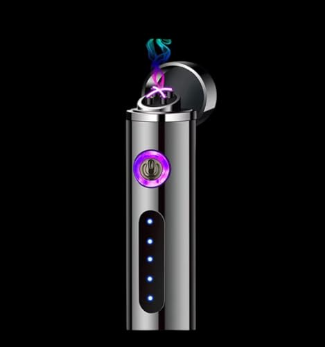 Encendedor eléctrico recargable USB NIVEK azul hielo miniatura 3