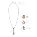 GexoOmgo Solid Long Sweater Necklaces for Women Multi-Layer Pendant Y Necklace Fashion Multi Color Matte Drop Shaped Pendant Necklace with Gifts Box Jewelry