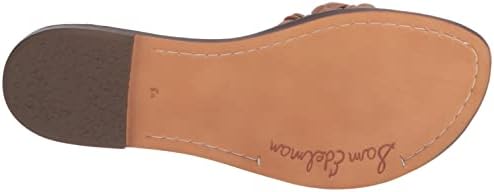 Sam Edelman Women's Giada Flat Sandal, Light Cuoio Brown, 8 | Image 3