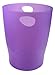 Exacompta Linicolor Ecobin kosz na śmieci na papier - fioletowy półprzezroczysty