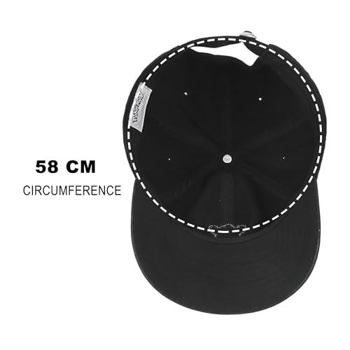 Casquette de baseball Pokémon Evoli noire avec patch imprimé non structurée - 5
