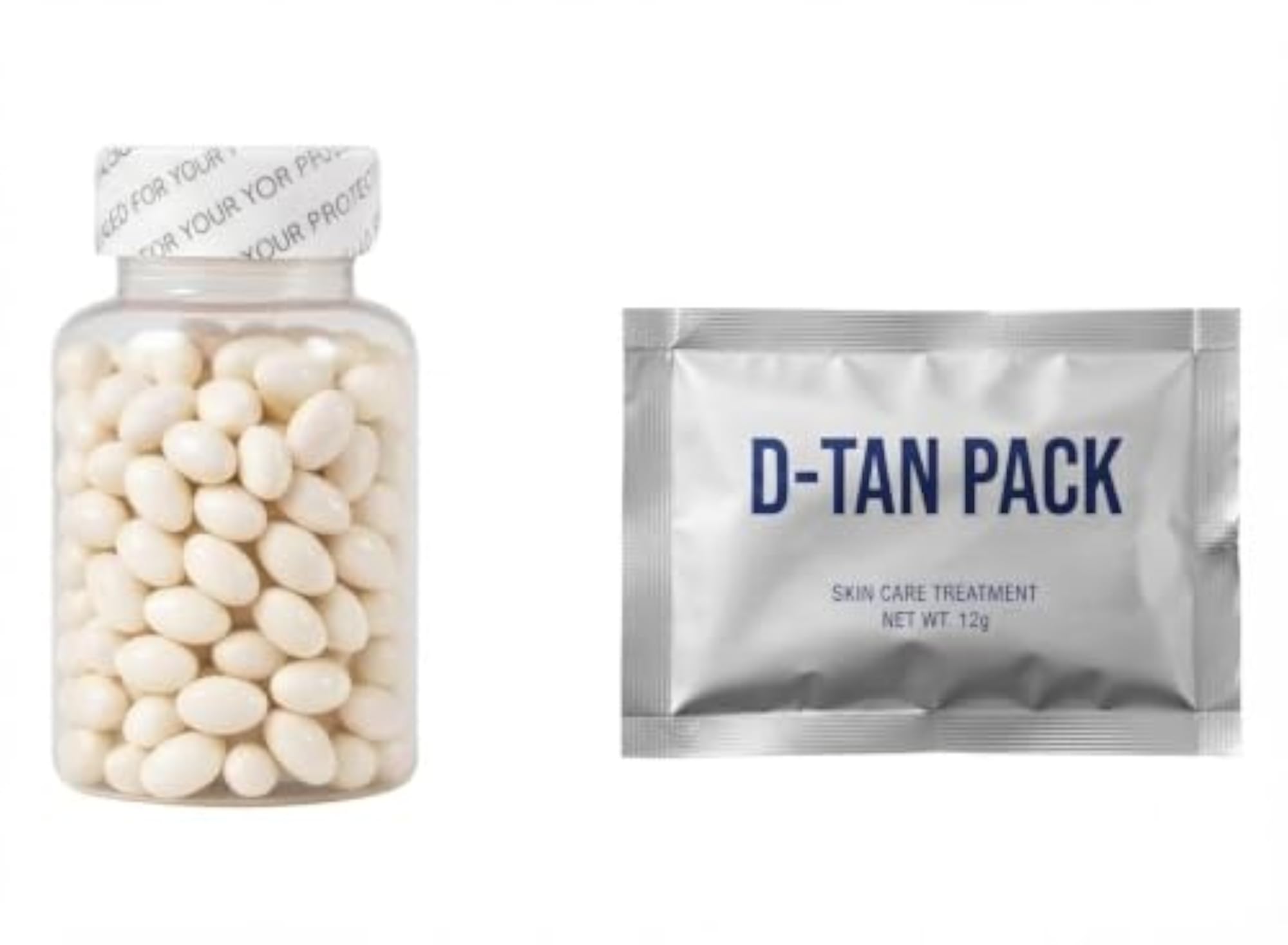 Skin Care Capsules & D-Tan Pack Glow Duo