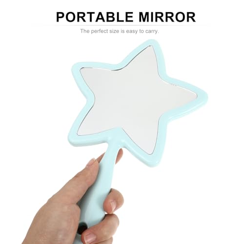 Espejo de maquillaje mini portátil con luz LED miniatura 4