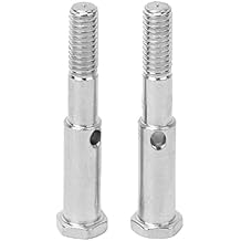 Keenso RC Front Wheel Axle, Metal Front Wheel Axle Accessory Fit for ECX Series 2WD RC Hobby Model 1/10 CarSilver ECX1035S
