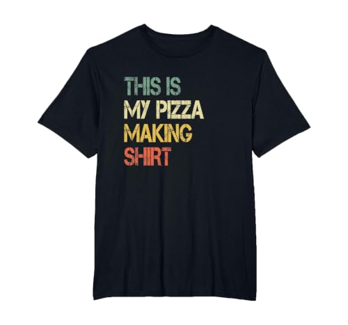 Funny Love Pizza Making Party Chef Pizzaologist Pizza Maker T-Shirt, Men's Big and Tall, Black, 6X Tall
