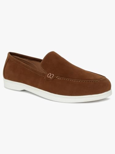 Image of Cantabil Casual Loafers Shoes for Men l Lightweight & Comfortable with Cushioned Insole PU Upper TPR Sole Lace-Up on Closure (P MFTW00139)