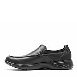 Rockport Men's Metro Path Slip on Loafer, Black Leather, 7.5