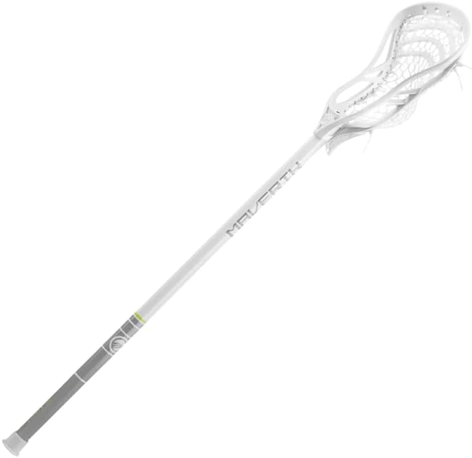 City Sports Maverik Critik Alloy Men’s Complete Lacrosse Stick – Lightweight 7000 Series Alloy Shaft with Semi-Hard Mesh for Superior Control and Performance