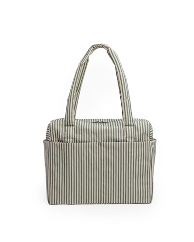 BAGGU Small Cloud Carry-On - Sage Stripe
