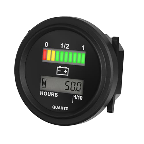 RileyFine BI004 Lead-Acid Battery Tester, Total Time, Alarm Function, Used for Electric Vehicles Forklift Truck Club Car and etc.