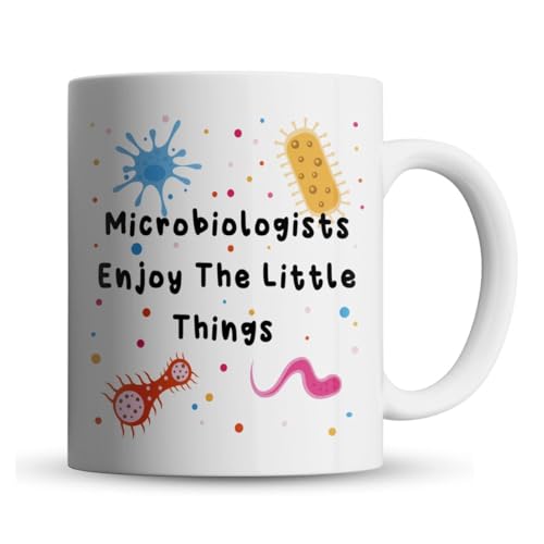 Inky Penguin - Microbiologist Enjoy Little Things - Funny Scientist, Microbiology, Science Gift Mug, Ceramic, 11fl. oz.