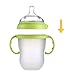 Bottle Handles Grip Compatible for Comotomo Baby Feeding Bottle (2 Count, Green)
