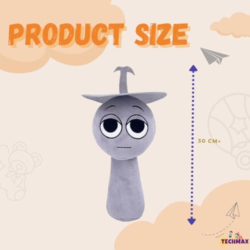 Image of Grey Top Cap Sprunki Plush Toys