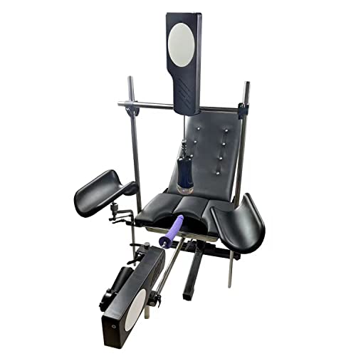 FREDORCH BDSM Sex Chair Bench with 2 Sex Machine Restraint Easy-Snap Straps Thick Padding and Fully Adjustable, SM Fits Men & Women, 120W Machine Gun Perfect for Rough Play in The Bedroom - Image 3