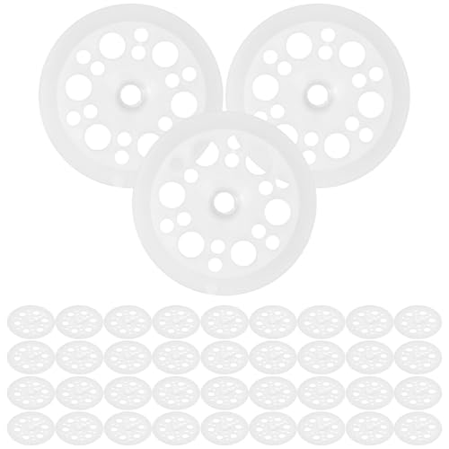Rondelles plates de fixation isolantes en polypropylène Yardenfun pour charge murale, 500 pièces