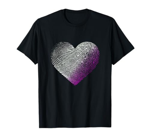 Asexuelles Herz Ace Pride Asexueller T-Shirt