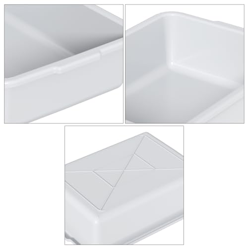 Boîte de bus utilitaire avec couvercle hermétique lot de 3 bacs étanches 13 L gris clair - 4
