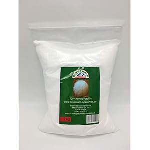 10 kg Kerzenwachs, Paraffin, Granulat weiß