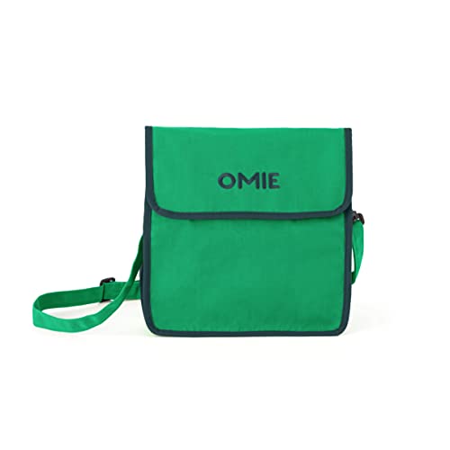 Omie OmieBox Lunch Bag - Washable, Collapsible, Durable, Waterproof Fabric, Interior Pocket and External Bottle Holder
