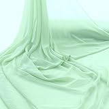 bluse mint festlich Dieser pastell grüne Chiffonstoff ist jedoch noch beliebter für Dekorationen wie Stores und Gardine bzw. als Dekostoff zum Abhängen, Zuhängen und Abdunkeln. Einfach ein schöner weißer Vorhang-Stoff für wallende Vorhänge, Gardinen usw.