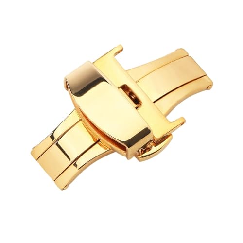 Bracelet de montre or rose 22mm avec fermoir déployant robuste