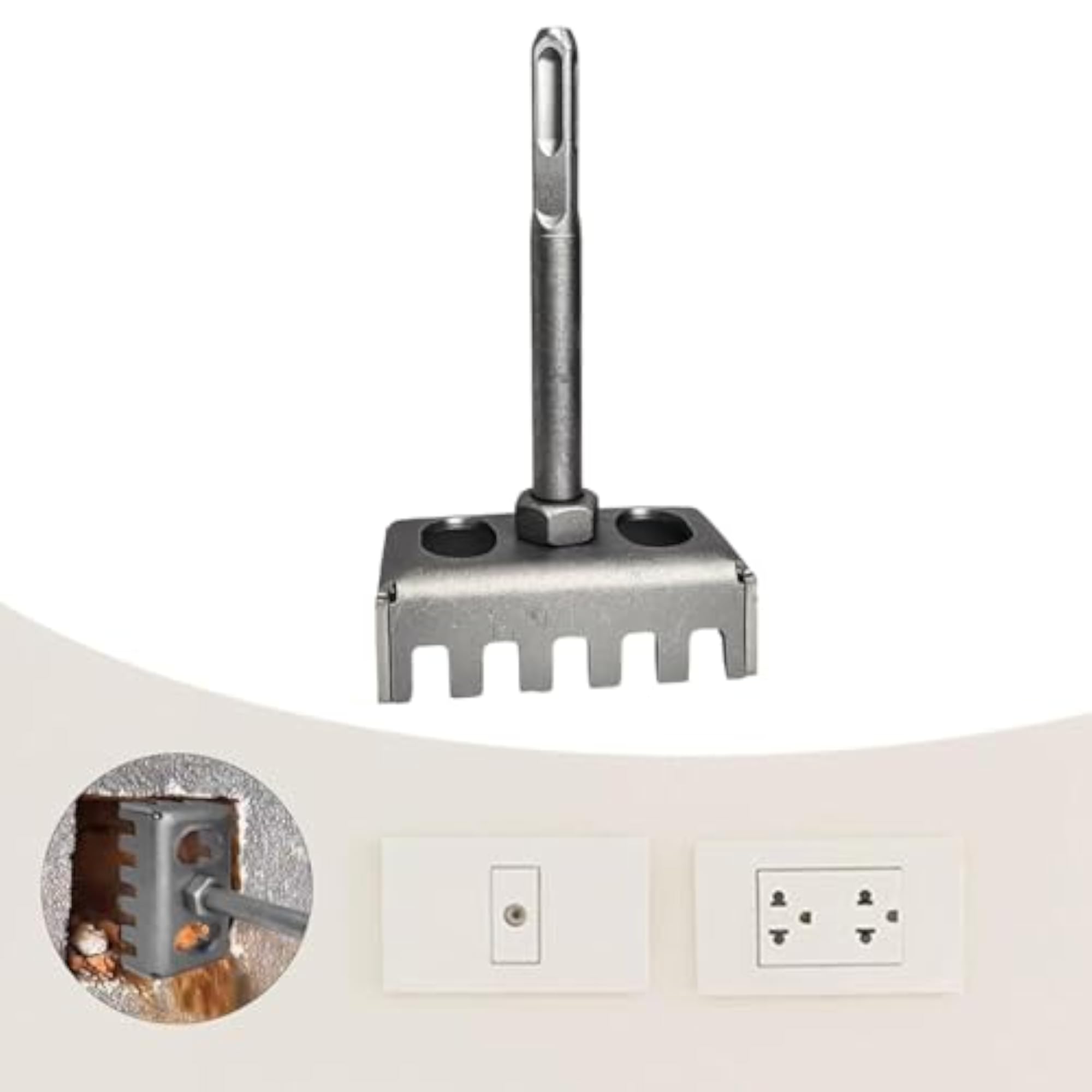 Chisel Tool for Electrical Switch Box Socket Punching