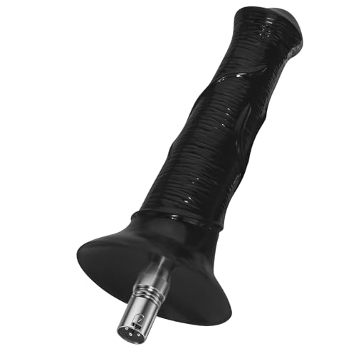 7.67" Silicone Black Fantasy Dildo