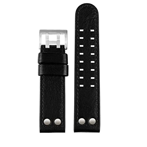 Bracelet Hamilton Khaki cuir véritable 22mm pour le quotidien des hommes