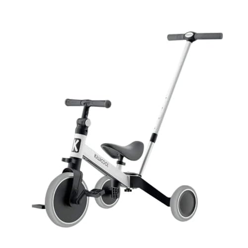 LINXAS 子供用 三輪車 手押し棒付 子供 5WAY 1歳 2歳 3歳 4歳 自転車 キッズ バイク ペダルなし キックバイク 幼児用 おもちゃ プレゼント