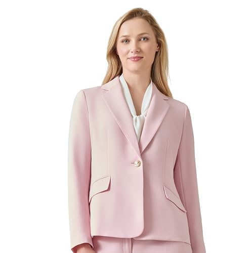 Kasper Women's Crepe One Bttn Jacket W/Slit Sleeves & F