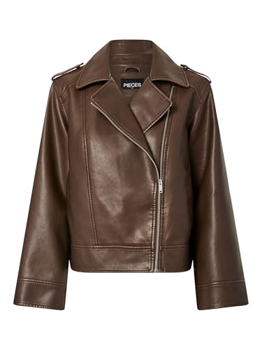 Veste de motard enduite PIECES Pcjosie, solution mode contre le froid léger