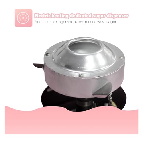 Commercial Cotton Candy Machine,Automatic Candy Floss Maker Machine,1200W Electric Candy Floss Maker,Mini Candy Floss Machine,Sweet Sugar Candy Floss Maker for Kids Birthday Party,32x32x41.5cm (Pink - Image 5