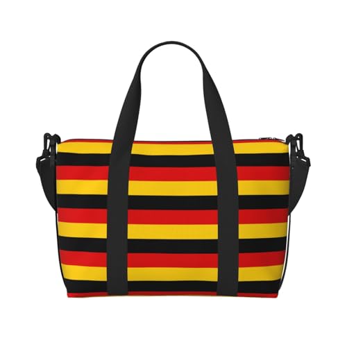 Sac à main étanche imprimé drapeau allemand, tissu imperméable et léger pour gym