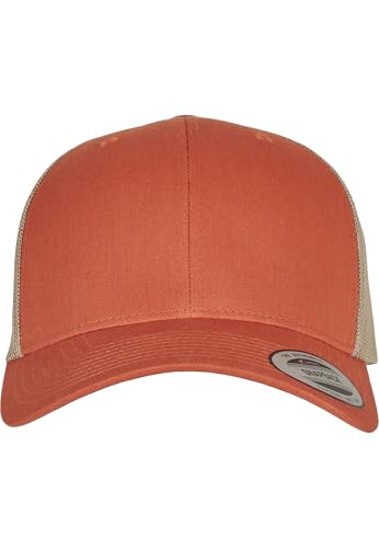 Flexfit Gorra de béisbol Unisex Opaca, Naranja rústico/Caqui, Talla única