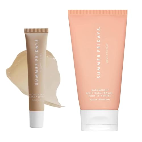 Summer Fridays Vanilla Lip Butter Balm & Babymoon Belly Balm