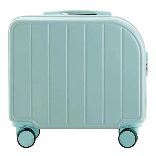 CVdrtyED Maleta Maletas De 18 'con 4 Ruedas Bolsa Equipaje Rígida Duradera PVC para Viajes Equipaje de Mano(D)