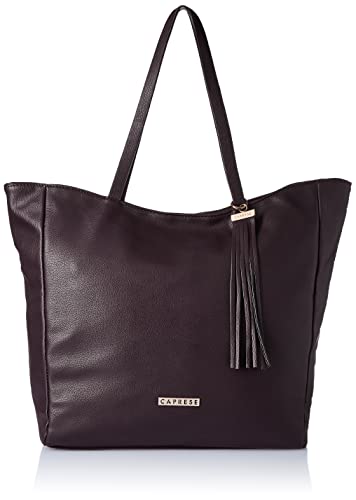 Caprese womens ARIANA T Large PLUM Tote Bag (B07VCSB156) Amazon Price History, Amazon Price Tracker