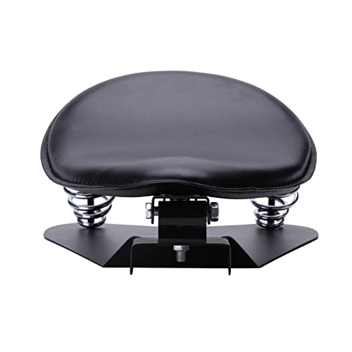 Image of DREAMIZER Motorcycle Seat Cushion Driver Solo Seats with Spring Bracket PU Leather Compatible with Harley Honda Yamaha Kawasaki Sportster Iron 883 1200 Chopper Bobber Cafe Racer