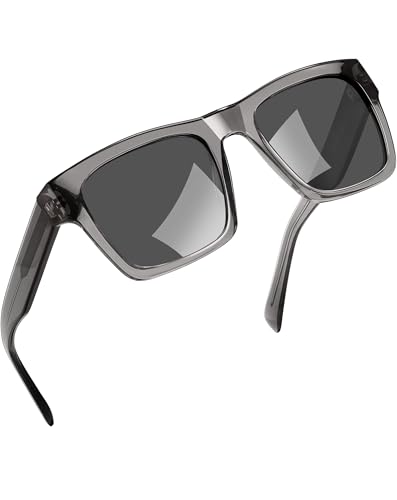 Image of Joopin Acetate Square Sunglasses Men Polarized UV400 Protection Trendy Oversized Sun Glasses Retro Shades Women
