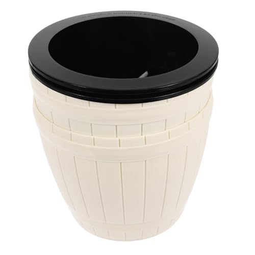 UPKOCH 2 Piezas Macetas Hidropónicas Autorriego para Plantas de Interior Jardineras Sistema de Absorción Automático para Decoración Casa u Oficina