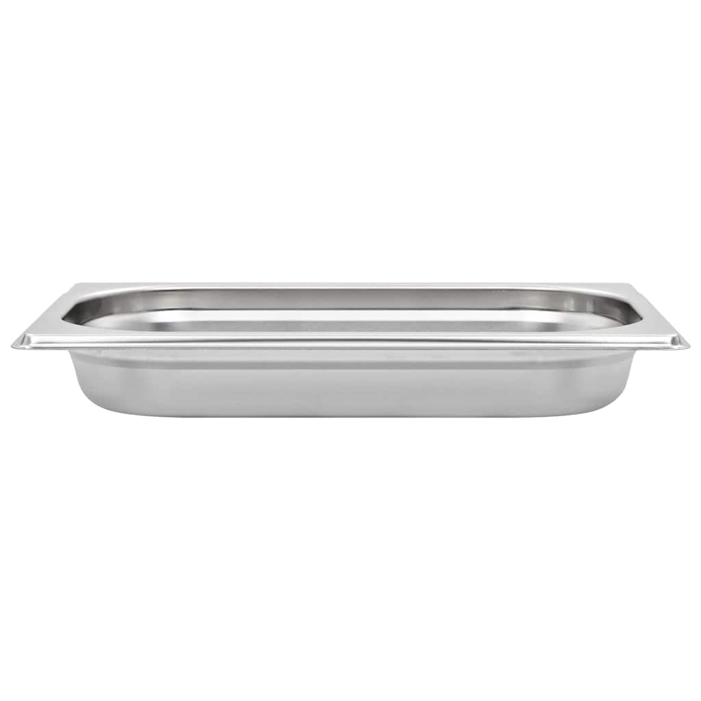GN 1/4 Gastronormbehälter, Edelstahl, 12 Stk. 265 x 162 x 40 mm