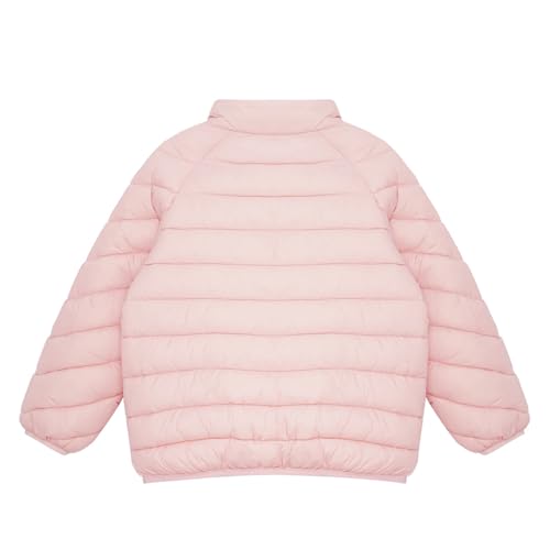 Image of YiZYiF Girls Thicken Padded Clothes Lightweight Puffer Jacket Zip Up Warm Outerwear Winter Fleece Coats 5-12 Years