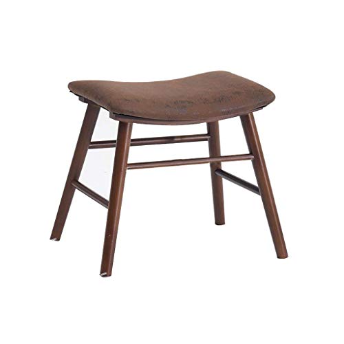 Asiento cómodo tapizado y reposapiés multifunción para salón 2