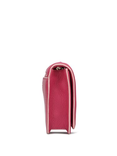 Image of Da Milano Women's Leather Sling Bag - Pink