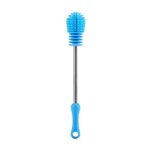 ONETOTOP Bottiglia Bambino Coppa tenuto in Mano Bottiglia Brush Coppa Frattazzo Silicone Cucina Cleaner for Il Lavaggio di Pulizia 2pcs (Kleur : C)