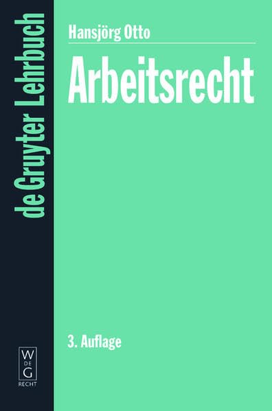 Arbeitsrecht (De Gruyter Lehrbuch)