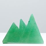 ICXLPMC Ornamento a Forma di Montagna di Cristallo Cristalli e Pietre Verde Naturale Artigianato Lapislazzuli Base di Supporto for Penna 1 PC Raccolta domiciliare(Color:Green Urine)