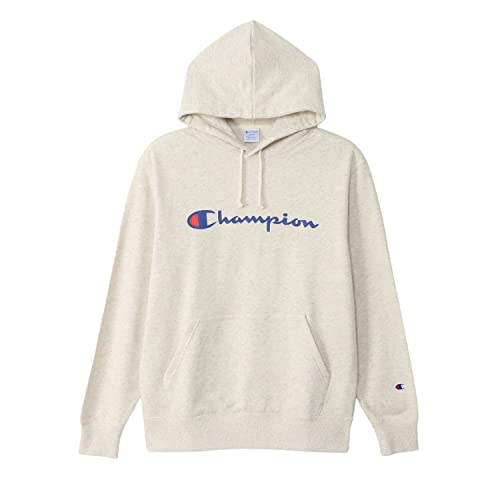[チャンピオン] パーカー 長袖 裏毛 スクリプトロゴ フーデッドスウェットシャツ C8-W130Z メンズ オートミール Sのサムネイル