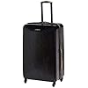 American Tourister Belle Voyage Hardside Luggage with Spinner Wheels, Black, Checked-Large 28-Inch
